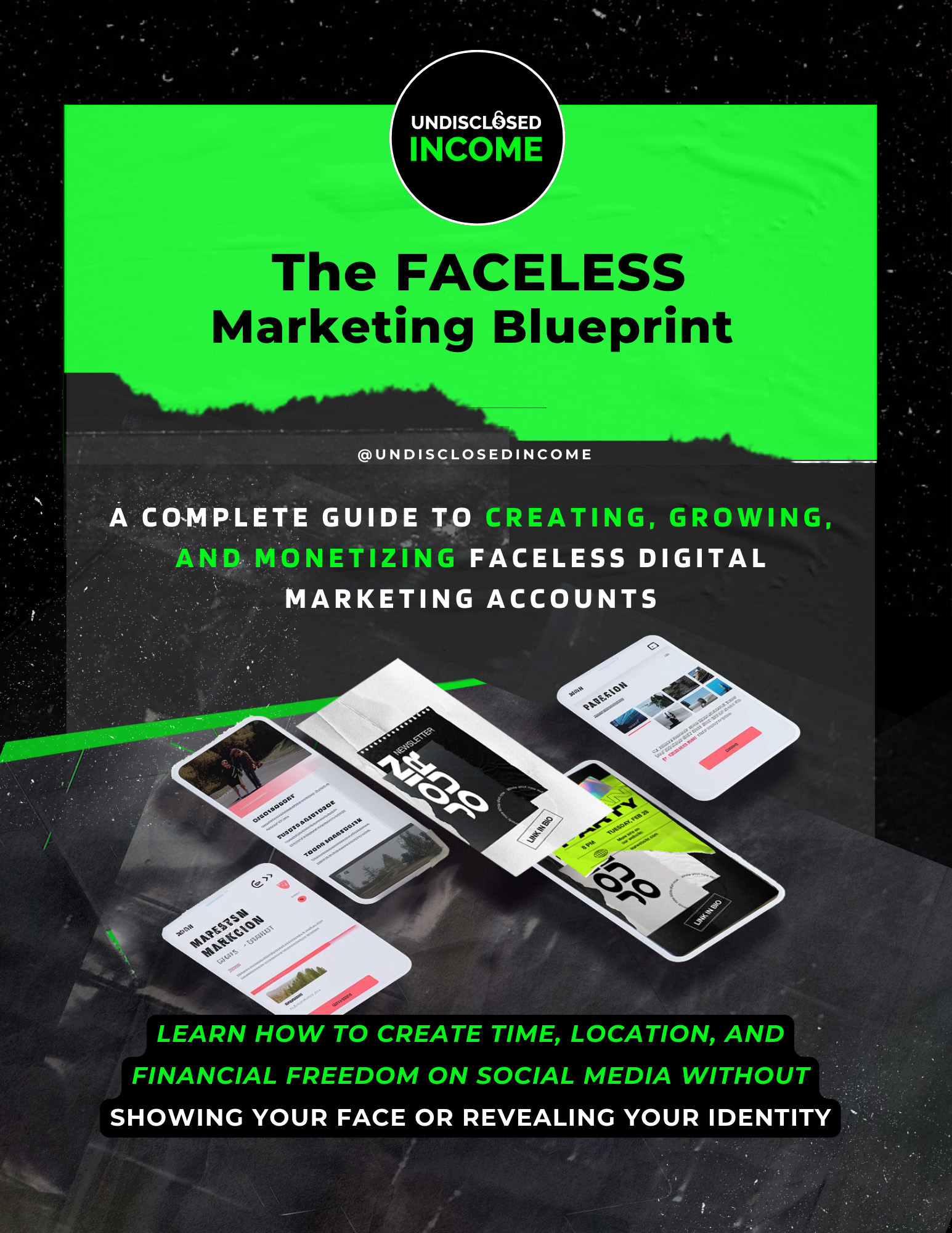 UNDISCLOSED INCOME, The Faceless Marketing Blueprint